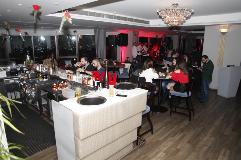 Charbel Khalil and the band at Burj on Bay 